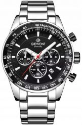 Zegarek Giewont Zegarek Męski Giewont Chronograph Sapphire Srebrno Czarny GW9140-B1. Czarne zegarki męskie Giewont. Za 232.97 zł.