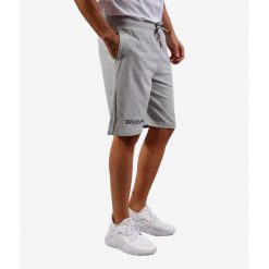 Givova Męskie Szorty Sportowe - Szary Melanż z Oddychającej Bawełny. Szare szorty sportowe męskie Givova, bez wzorów, z bawełny, eleganckie. Za 149.99 zł.
