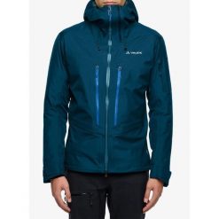 Kurtka z membraną męska Vaude Monviso 3L Jacket. Niebieskie kurtki męskie Vaude, l, bez wzorów, bez ramiączek, bez kaptura. Za 1,322.99 zł.