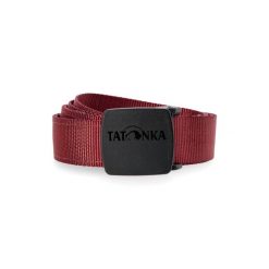 Pasek Tatonka Travel Waistbelt - bordeaux red. Czerwone paski męskie Tatonka, bez wzorów. Za 62.99 zł.