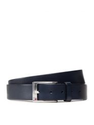 Tommy Hilfiger Pasek Męski New Aly Belt AM0AM08363 Granatowy. Niebieskie paski męskie Tommy Hilfiger, bez wzorów, ze skóry. Za 139.99 zł.