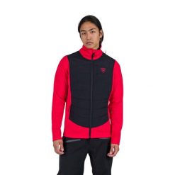 Bluza Rossignol męska Classique Hybrid Clim FZ czerwona. Czerwone bluzy nierozpinane męskie Rossignol, m, bez wzorów, sportowe, bez ramiączek, bez kaptura. Za 489.99 zł.