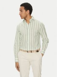 Marciano Guess Koszula 5GHH20 4461Z Zielony Regular Fit. Zielone koszule męskie Marciano Guess, m, z aplikacjami, z bawełny, bez kołnierzyka, bez ramiączek. Za 249.99 zł.