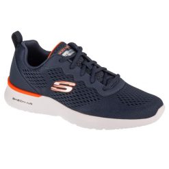 Buty sportowe Sneakersy męskie, Skech-Air Dynamight - Tuned Up. Niebieskie buty sportowe na co dzień męskie Skechers, m, bez wzorów, casualowe, bez ramiączek, bez kaptura, trekkingowe. Za 289.99 zł.
