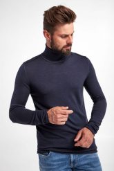 Golf męski wełniany JOOP! JEANS. Swetry męskie JOOP! Jeans, bez wzorów, z jeansu, bez kołnierzyka, bez ramiączek. W wyprzedaży za 434.07 zł.