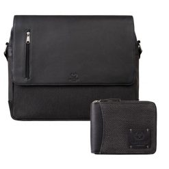 Portfel męski skórzany na zamek AY-07 i torba męska na ramię AY-02 zestaw Paolo Peruzzi ZUP-139. Brązowe portfele męskie Paolo Peruzzi, bez wzorów, z bawełny. Za 319.00 zł.