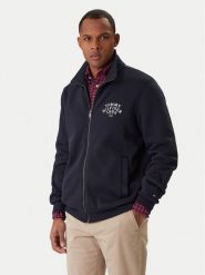 Tommy Hilfiger Bluza Arch Stand MW0MW41425 Granatowy Regular Fit. Niebieskie bluzy rozpinane męskie Tommy Hilfiger, m, bez wzorów, z syntetyku, bez ramiączek, bez kaptura. Za 489.99 zł.