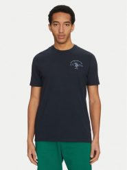 U.S. Polo Assn. T-Shirt MUP3657 Granatowy Regular Fit. Niebieskie koszulki polo męskie U.S. Polo Assn., m, bez wzorów, z bawełny, bez kołnierzyka, bez ramiączek. Za 79.99 zł.
