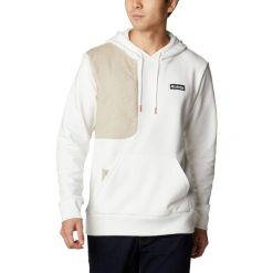 Bluza z kapturem Columbia Field ROC Heavyweight. Białe bluzy nierozpinane męskie Columbia, m, bez wzorów, bez ramiączek, z kapturem. W wyprzedaży za 292.50 zł.