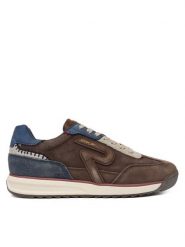 REPLAY Sneakersy GMSIB .000.C0002L Brązowy. Brązowe buty sportowe na co dzień męskie Replay, l, bez wzorów, ze skóry, bez ramiączek, bez kaptura. Za 419.99 zł.