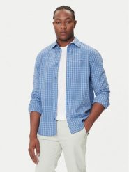 Tommy Jeans Koszula Essential DM0DM21693 Niebieski Regular Fit. Niebieskie koszule męskie Tommy Jeans, m, bez wzorów, z bawełny, bez kołnierzyka, bez ramiączek. Za 299.99 zł.