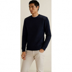 Mango Man - Bluza Corsini. Szare bluzy nierozpinane męskie Mango Man, z bawełny. Za 159.90 zł.