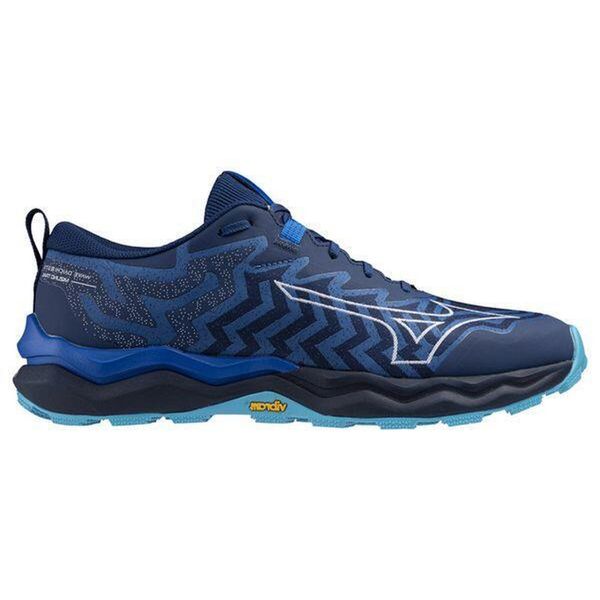 Buty trailowe Mizuno Wave Daichi 8 GTX. Białe buty do biegania męskie Mizuno, bez wzorów, bez zapięcia, do biegania, mizuno wave. Za 663.55 zł.