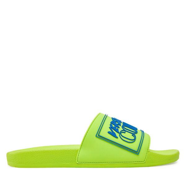 Klapki Versace Jeans Couture. Białe klapki i japonki męskie Versace Jeans Couture, bez wzorów, z jeansu. Za 169.99 zł.