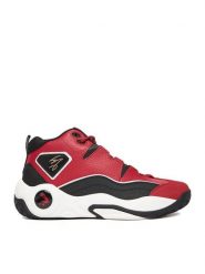 Shaq Sneakersy EOSS-H.O.F AQ95027M-RZ Czerwony. Czerwone buty sportowe na co dzień męskie Shaq, m, bez wzorów, ze skóry, bez ramiączek, bez kaptura. Za 379.99 zł.