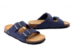 DR. BRINKMANN 220068-05 blau, klapki męskie. Niebieskie klapki i japonki męskie Dr. Brinkmann, bez wzorów. Za 186.92 zł.