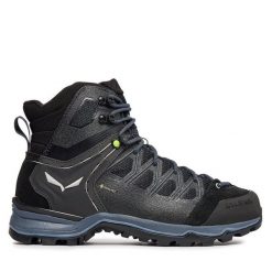 Trekkingi Salewa. Czarne buty trekkingowe męskie Salewa, bez wzorów, z gore-texu, bez zapięcia, trekkingowe, gore-tex. Za 919.99 zł.