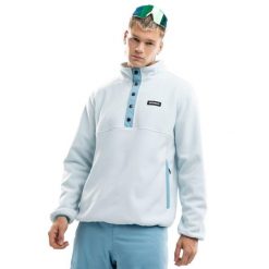 Męska bluza z grubego polaru Sporty zimowe Siroko Nagano. Niebieskie bluzy z polaru męskie SIROKO, m, bez wzorów, z polaru, sportowe, bez ramiączek, bez kaptura. Za 253.00 zł.