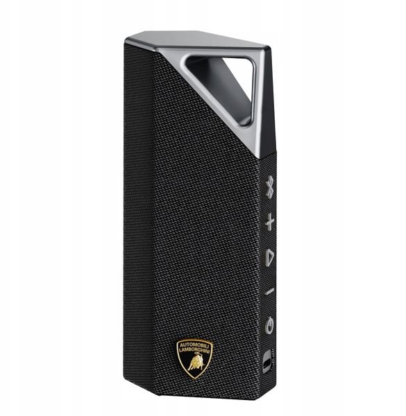 BUGANI Brief Lamborghini co-branded - black+silver - Przenośny głośnik Bluetooth. Czarne głośniki przenośne Bugani. Za 286.95 zł.