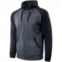 Rozpinana bluza z kapturem dla mężczyzn Hi-tec Selan. Szare bluzy z kapturem męskie Hi-tec, m, bez wzorów, z kapturem. W wyprzedaży za 119.99 zł.
