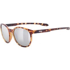 Okulary UVEX LGL 54. Brązowe okulary przeciwsłoneczne męskie Uvex, bez wzorów, sportowe. Za 249.90 zł.
