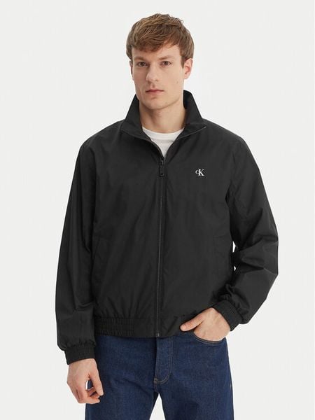 Calvin Klein Jeans Kurtka przejściowa Harrington LV04RF520G Czarny Regular Fit. Czarne kurtki męskie Calvin Klein Jeans, m, bez wzorów, z jeansu, bez ramiączek, bez kaptura. Za 569.99 zł.