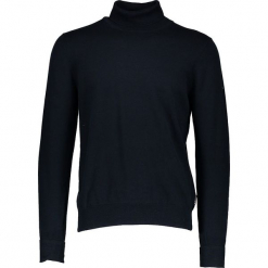 Sweter "The Finge Gauge" w kolorze granatowym. Niebieskie swetry męskie Ben Sherman, z bawełny, z golfem. W wyprzedaży za 173.95 zł.