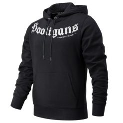 Bluza męska z kapturem EXTREME HOBBY HOOLIGANS 2025. Czarne bluzy nierozpinane męskie EXTREME HOBBY, m, bez wzorów, z bawełny, bez ramiączek, z kapturem. Za 249.00 zł.