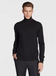Hugo Golf San Thomas-M 50474174 Czarny Slim Fit. Czarne kardigany męskie Hugo, m, bez wzorów, z wełny, bez ramiączek. Za 409.99 zł.