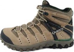 Buty trekkingowe męskie Aku M'S ALTERRA LITE MID GTX, sand/ green, 42. Zielone buty trekkingowe męskie Aku, bez wzorów, bez zapięcia. Za 867.64 zł.