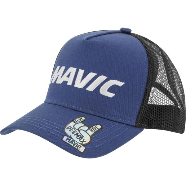 Czapka Trucker Mavic. Niebieskie czapki męskie MAVIC, bez wzorów, sportowe. Za 177.00 zł.