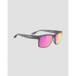 Okulary RUDY PROJECT SPINHAWK EDGE CRYSTAL ASH Multilaser Sunset. Czarne okulary przeciwsłoneczne męskie Rudy Project, bez wzorów, sportowe. W wyprzedaży za 378.00 zł.