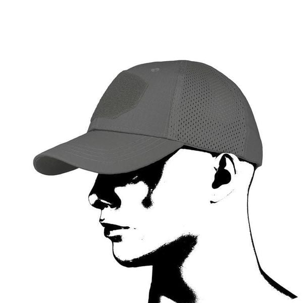 Czapka baseballowa Mesh CMG. Szare czapki męskie CMP, bez wzorów, z meshu, sportowe. Za 49.99 zł.