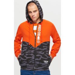 Zapinana bluza z kapturem kolekcja PROGRESS - Pomarańczowy. Bluzy rozpinane męskie marki Cropp. W wyprzedaży za 69.99 zł.