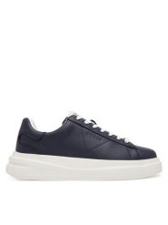 Guess Sneakersy FMJLBA LEA12 Granatowy. Niebieskie buty sportowe na co dzień męskie Guess, m, z aplikacjami, ze skóry, bez ramiączek, bez kaptura. Za 359.99 zł.