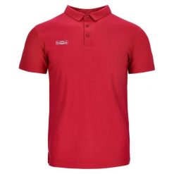 Koszulka Polo Keeza Star. Czerwone koszulki polo męskie KEEZA, bez wzorów, retro, bez kołnierzyka, bez ramiączek. Za 75.00 zł.