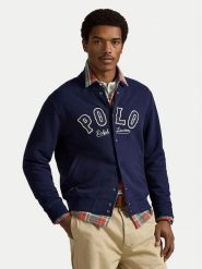 Polo Ralph Lauren Bluza 710P04875001 Granatowy Regular Fit. Niebieskie bluzy rozpinane męskie Polo Ralph Lauren, m, bez wzorów, z syntetyku, bez ramiączek, bez kaptura. Za 1,599.00 zł.