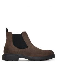 Geox Sztyblety U Meiern U56LZA 00023 C6372 Brązowy. Brązowe sztyblety męskie Geox, ze skóry, bez obcasa, bez zapięcia. Za 399.99 zł.