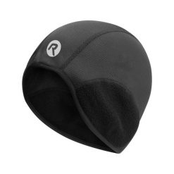 Czapka rowerowa Rogelli Lari. Czarne czapki męskie Rogelli, bez wzorów, sportowe. Za 49.99 zł.
