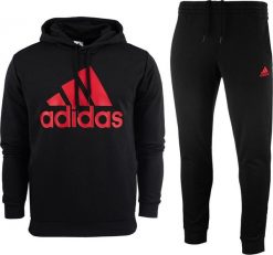 Adidas Dres męski Big Logo Terry Track Suit czarny IP5553 M. Czarne komplety dresowe męskie ADIDAS, bez wzorów, z dresówki, bez ramiączek, bez kaptura. Za 300.79 zł.