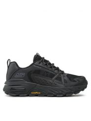 Skechers Trekkingi Max Protect-Task Force 237308 Czarny. Czarne buty trekkingowe męskie Skechers, bez wzorów, ze skóry, bez zapięcia, trekkingowe. Za 494.10 zł.