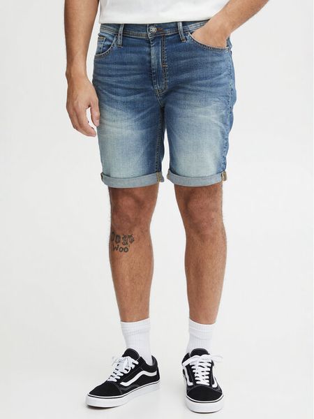 Blend Szorty jeansowe 20713326 Niebieski Slim Fit. Niebieskie szorty męskie Blend, bez wzorów, z bawełny. Za 99.99 zł.