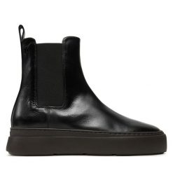 Sztyblety Giuseppe Zanotti. Czarne sztyblety męskie Giuseppe Zanotti, bez obcasa, bez zapięcia. Za 3,139.00 zł.