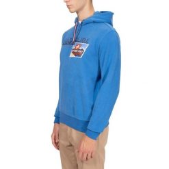 Bluza męska Napapijri B-Portalet Hooded. Niebieskie bluzy nierozpinane męskie Napapijri, m, bez wzorów, casualowe, bez ramiączek, bez kaptura. W wyprzedaży za 383.00 zł.