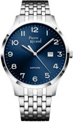 Zegarek męski Pierre Ricaud P60056.5125Q srebrny. Szare zegarki męskie Pierre Ricaud, srebrne. Za 420.00 zł.