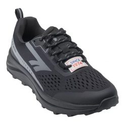 Trampki Męskie Tolis. Czarne buty trekkingowe męskie Hi-tec, bez wzorów, sportowe, bez zapięcia. Za 187.99 zł.