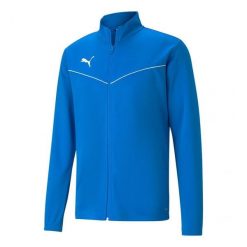 Męska Kurtka Treningowa TeamRISE. Niebieskie kurtki treningowe męskie Puma, m, bez wzorów, bez kaptura, trekkingowe. Za 208.99 zł.