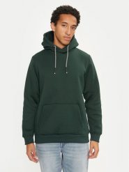 Brave Soul Bluza MSS-628SCHIZOIDJ Zielony Regular Fit. Zielone bluzy nierozpinane męskie Brave Soul, m, bez wzorów, z syntetyku, bez ramiączek, bez kaptura. Za 79.99 zł.