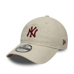 Czapka baseballowa 9twenty New York Yankees. Brązowe czapki męskie New Era, bez wzorów, sportowe. Za 158.00 zł.