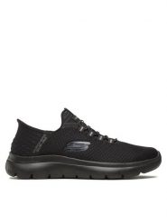 Skechers Sneakersy Summits High Range 232457/BBK Czarny. Czarne buty sportowe na co dzień męskie Skechers, m, bez wzorów, z materiału, bez ramiączek, bez kaptura. Za 257.89 zł.